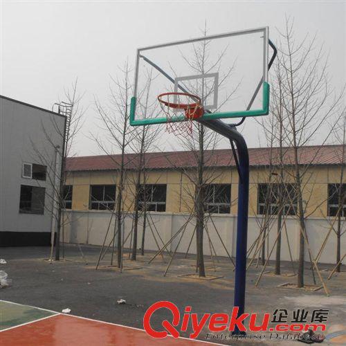 篮球架 专业厂家 供应 固定式篮球架 户外篮球架子 圆管地埋篮球架