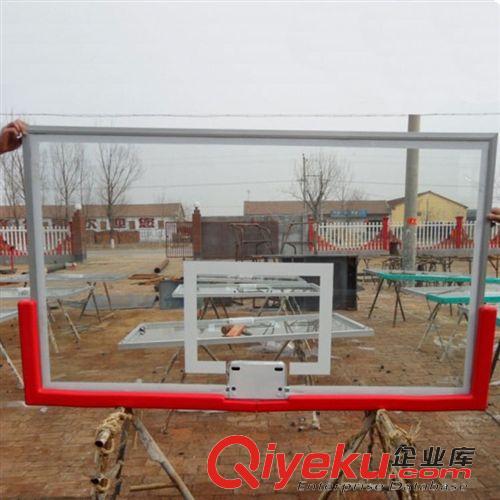 篮球板、篮圈 批发供应 学校体育器材 钢化玻璃篮球板 中小学篮板