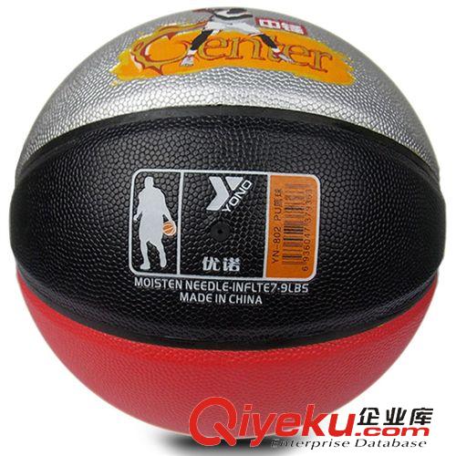 篮球 厂家直销优诺室内外通用进口7号PU青少年比赛篮球 蓝球体育批发