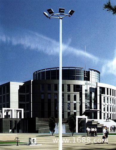 中杆灯 东红灯具10多年专业批发固定或自动升降的中高杆灯 广场高杆灯