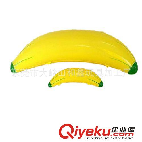 水果 厂家供应展销专用环保pvc吹气香蕉，可按客人要求定做