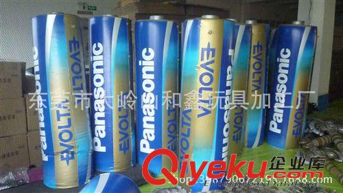 广告模型 厂家批发 外贸原单出口 环保pvc吹气日本松下电池