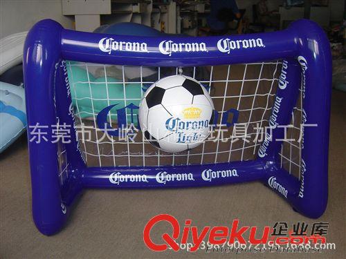 广告模型 外贸原单出口，环保pvc充气儿童足球门带球网，吹气广告足球架