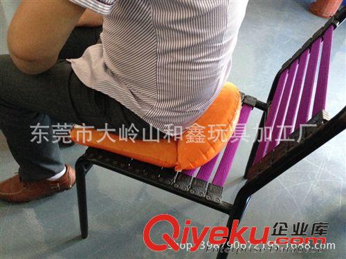 家具家私 充气防潮植绒坐垫，PVC创意坐垫，成人透气型坐垫