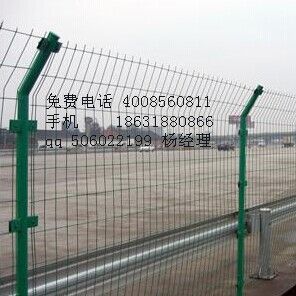 护栏网 厂家供应1.8*3米铁路护栏网，框架护栏网 锌钢铁艺护栏 质优价低