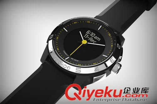 代理品牌 Cookoo 2代智能手表时尚硅胶蓝牙腕表来电信息提醒微信计步器安卓