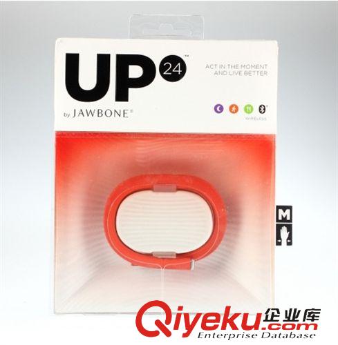 JAWBONE系列 JAWBONE红色UP24蓝牙4.0智能穿戴 智能手环 运动+饮食+睡眠监测