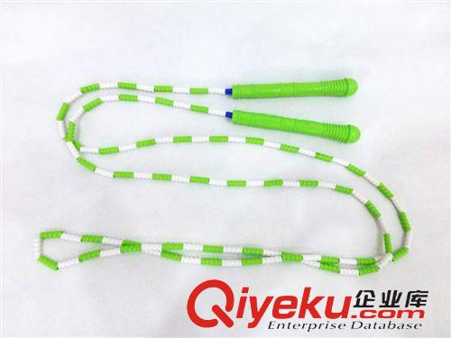 跳绳 宁波厂家供应可调长度竹节软质透明跳绳
