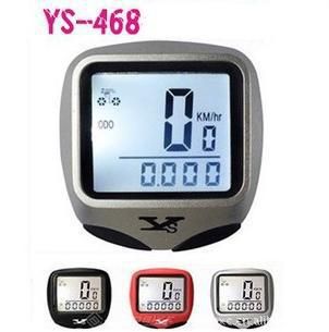 骑行码表 YS-468B码表 自行车骑行有线码表 自行车测速表里程表米表