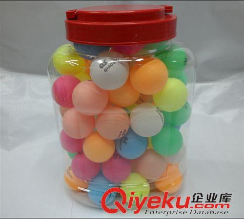乒乓球系列 热卖zp侨士乒乓 球彩色乒乓 球儿童玩具球塑胶乒乓 球一桶60个