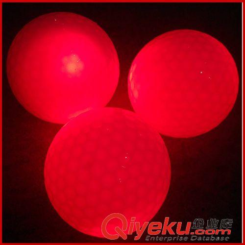 运动球类 LED发光高尔夫球厂家直销 休闲高尔夫球多色可选