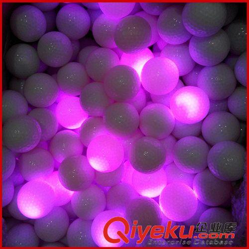 运动球类 LED发光高尔夫球厂家直销 休闲高尔夫球多色可选
