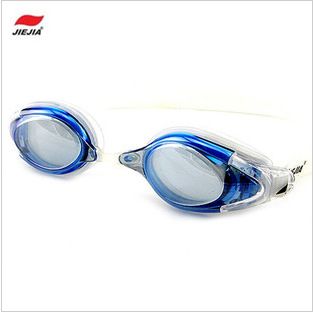 水的世界 捷佳 zp 防雾游泳镜 镀膜防紫外线 男 女 游泳眼镜J2783M