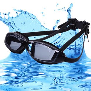 水的世界 zp赛世达 大框电镀近视 防水防雾游泳镜 平光/游泳装备 男女