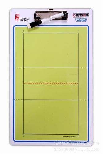 计分牌战术板 chenghan排球球战术板 直板两面磁性大板 送笔