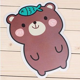 鼠标垫 批发可爱韩国 超卡哇伊鼠标垫 小棕熊 小白熊