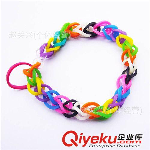 发圈发饰 2014新款Loom Bands彩虹手工编织器DIY橡皮筋手环编织手链简装原始图片3