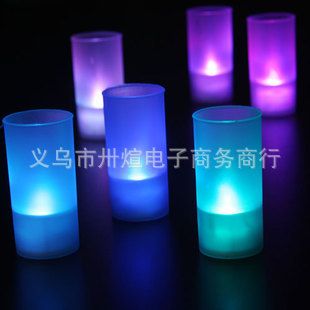 蜡烛系列 厂家直销声控电子蜡烛 塑料蜡烛 声控蜡烛 蜡烛LED灯 七彩灯