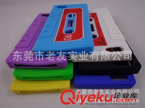 硅胶保护套 厂家生产硅胶苹果手机套 耐磨环保 iPhone5磁带手机保护套壳 批发