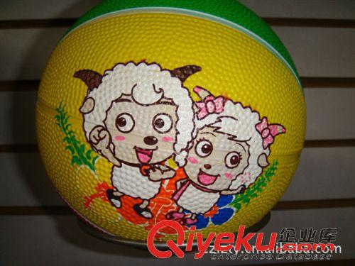 球类【足、蓝、排】 厂价直销 喜羊羊YY-203儿童篮球 3号橡胶篮球  品质保证 支持混批