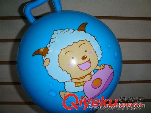 玩具小球 品质保证 淘气宝卡通手柄球 PVC环保充气玩具球 厂价直销