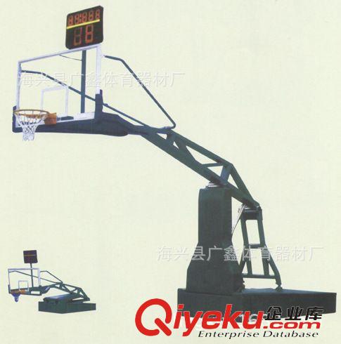篮球架系列 海兴体育器材厂家供应标准遥控升降电动液压篮球架 升降篮球架