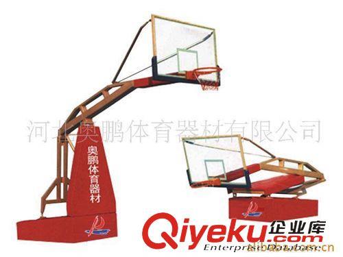篮球架类 篮球架批发：比赛训练专用篮球架 移动式篮球架 凹箱式篮球架