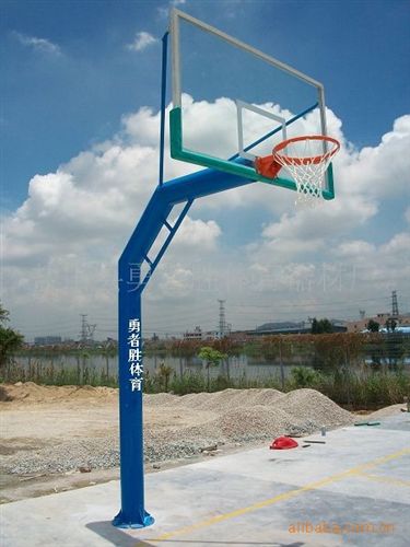 篮球用品 厂家直销 地埋篮球架 专业地埋单臂篮球架 品质保证