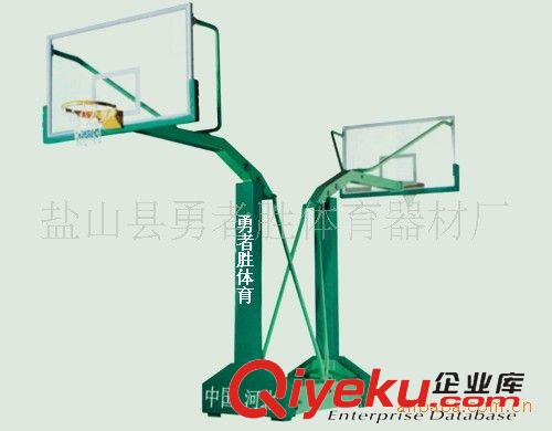 篮球用品 厂家批发 体育器材 高品质移动双向连体篮球架 稳定性强
