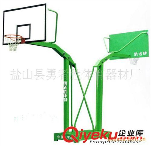 篮球用品 厂家批发 体育器材 高品质移动双向连体篮球架 稳定性强