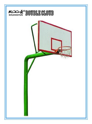 篮球架 双云体育标准篮球架 地埋篮球架 学校专用户外专用固定单臂篮球架