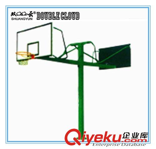 篮球架 双云体育 供应地埋双臂方管篮球架篮球架专业生产厂家体育器材厂