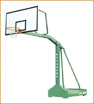 春喜牌篮球器材系类 厂家直销 户外移动式单臂篮球架 比赛专用篮球架 方管篮球架