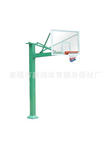 篮球架 厂家直销固定地埋式标准篮球架 价格低 市内1件均可免费上门安装