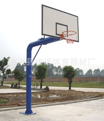 篮球架系列 长期供应 成人休闲篮球架 预埋式户外篮球架 地埋圆管篮球架