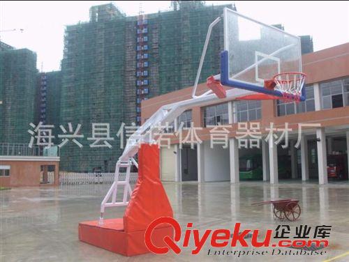 篮球架系列 专业供应 电动液压式篮球架 体育馆专用室内升降篮球架