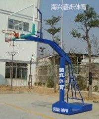 篮球架系列 厂家直销户外移动式篮球架 凹箱单臂篮球架 配钢化篮球板