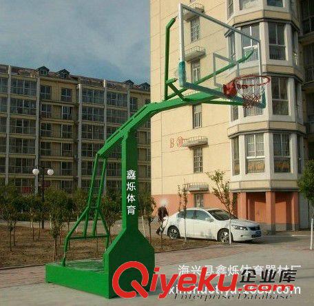篮球架系列 厂家直销户外移动式篮球架 凹箱单臂篮球架 配钢化篮球板