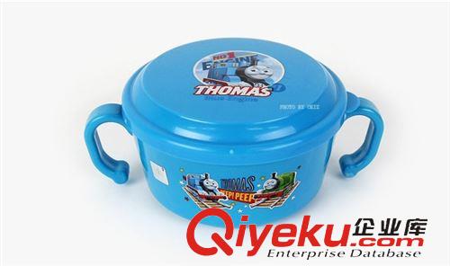 托马斯系列 韩国原产THOMAS托马斯儿童不锈钢防烫保温碗小汤碗双耳把手碗带盖