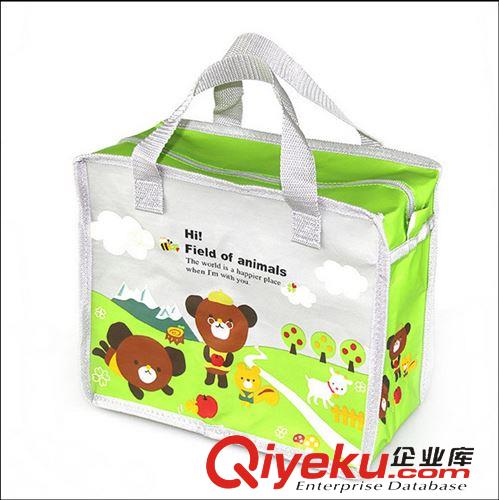 轻松熊系列 新款韩国进口摩卡小熊餐具 饭盒包 手拎包 手拎便当袋