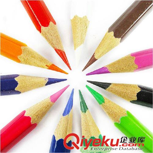 学生用品 中华牌彩色铅笔12色6300总厂盒装 幼儿园画儿童绘画美术画笔0.16