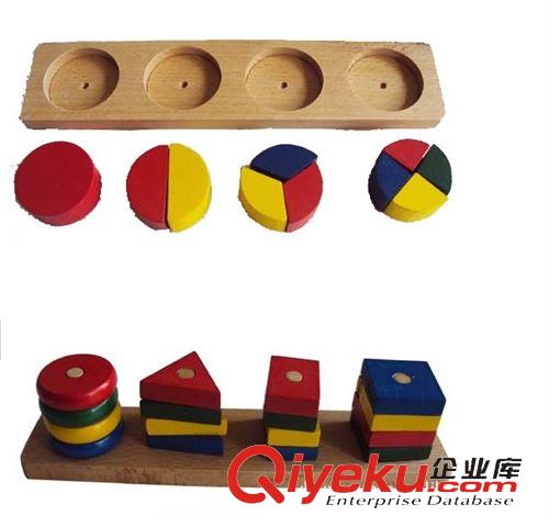 2月上新。。 蒙氏教具12件套 几何体益智 玩具批发 YX230