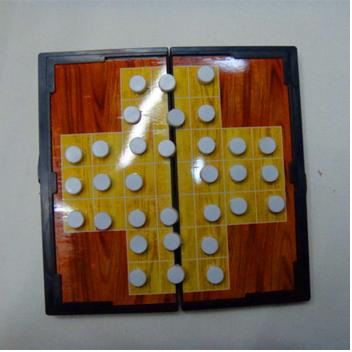 桌面游戏 磁性成人益智孔明棋单身贵族棋十字跳棋九连棋六岁男孩玩具