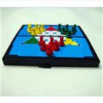桌面游戏 磁性折叠直角款中国六角跳棋 多人儿童棋类益智 亲子娱乐 跳跳棋
