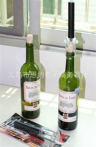 创意产品集合 供应全新气压式省力型红酒开瓶器 葡萄酒专用开瓶器