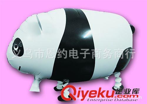 铝膜球 厂家现货供应义乌动物系列铝膜氢气球批发，小熊猫铝膜球，可混批