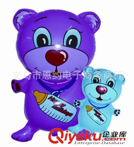 铝膜球 厂家现货供应铝膜球熊的力量热销款铝箔氦气球批发，儿童充气玩具