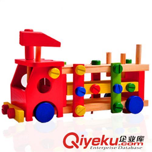 2015年新品 奇趣木制玩具厂家批发 拆装螺丝车 儿童益智力早教木制消防玩具
