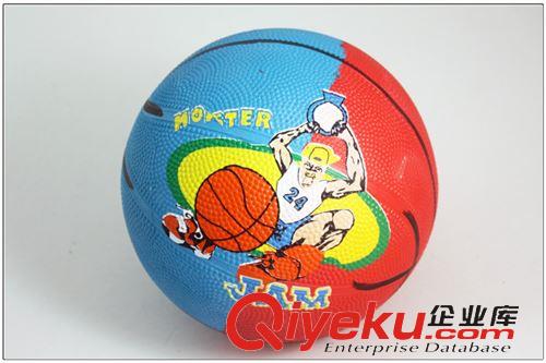 篮球 足球 排球 篮球用品批发 3号橡胶篮球 儿童卡通篮球 幼儿园篮球 胶蓝 特价