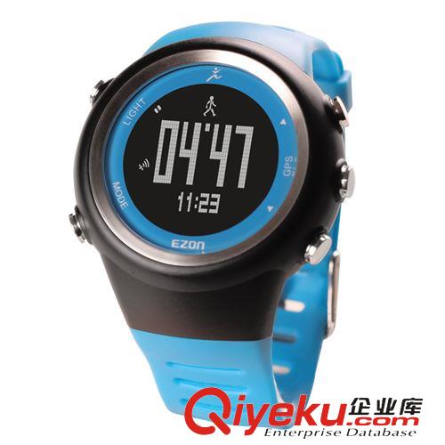 跑步手表系列 EZON宜准钢化玻璃镜面GPS授时计步卡路里消耗户外运动配速手表